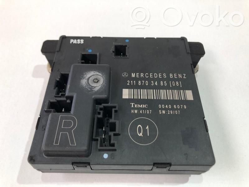 Unidad de control/módulo de la puerta   A2118703485