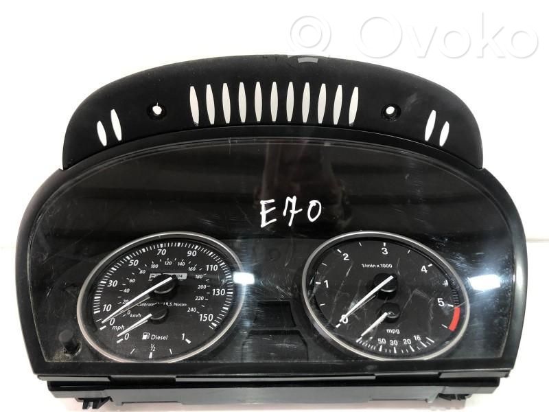BMW X5 E70 Speedometer (instrument cluster) 
