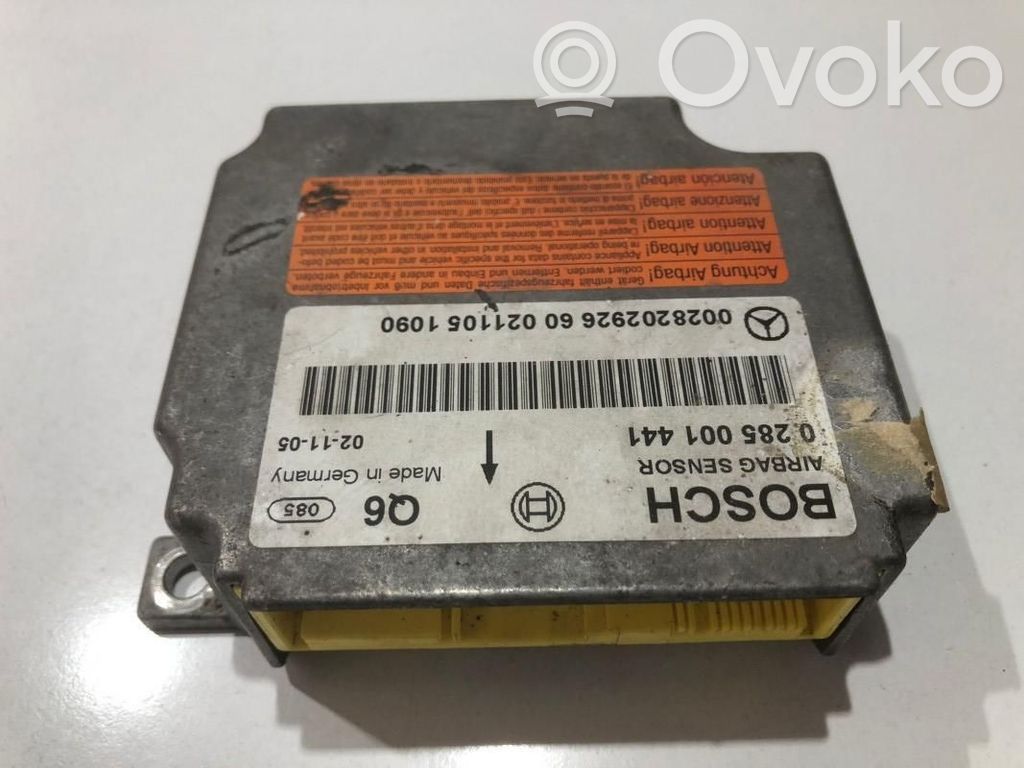 Airbag control unit/module   0285001441