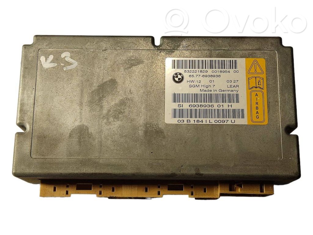 BMW 7 E65 E66 Airbag control unit/module 