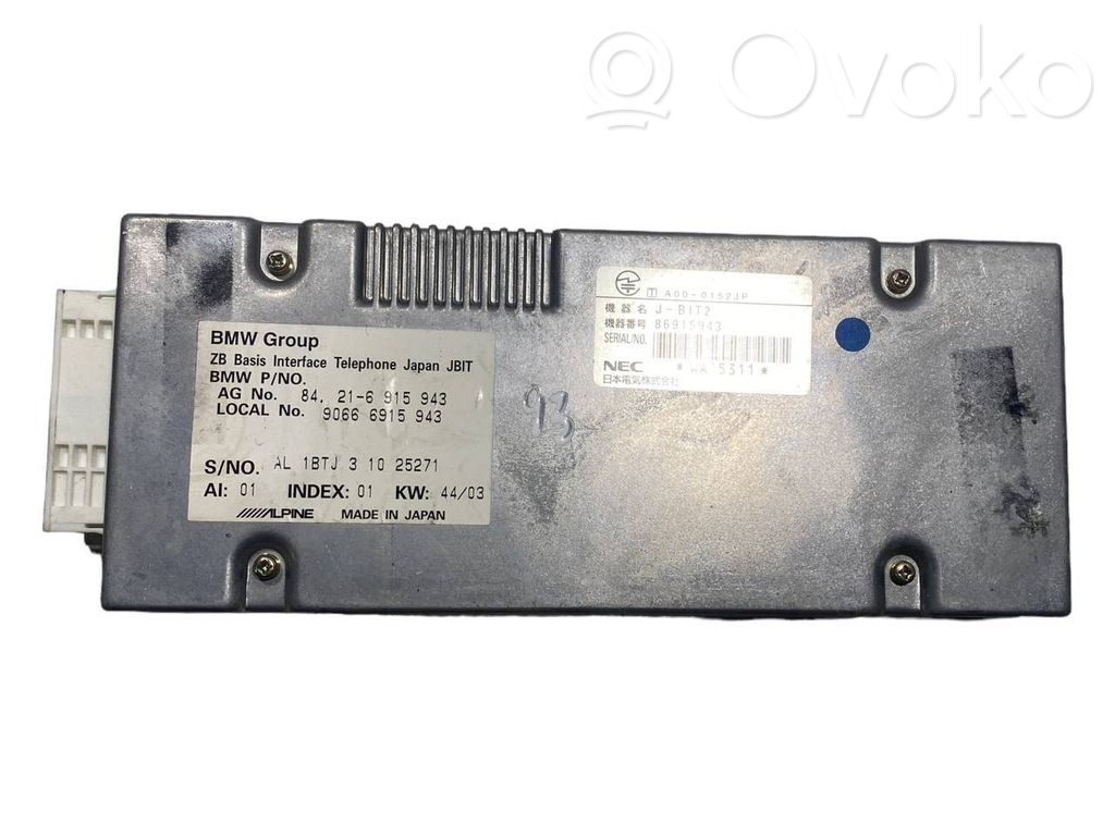 Bluetooth Modul Steuergerät   6915943,90666915943,1R1J3102527,31025271