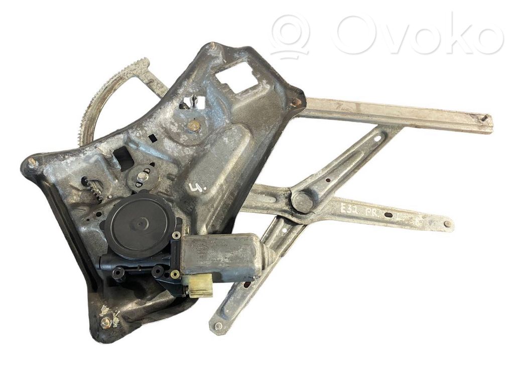 BMW 7 E32 Front door window regulator with motor 