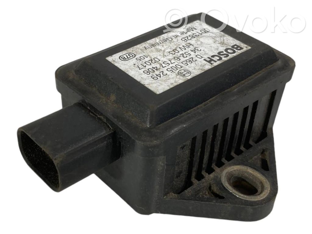 BMW 7 E65 E66 ESP acceleration yaw rate sensor 
