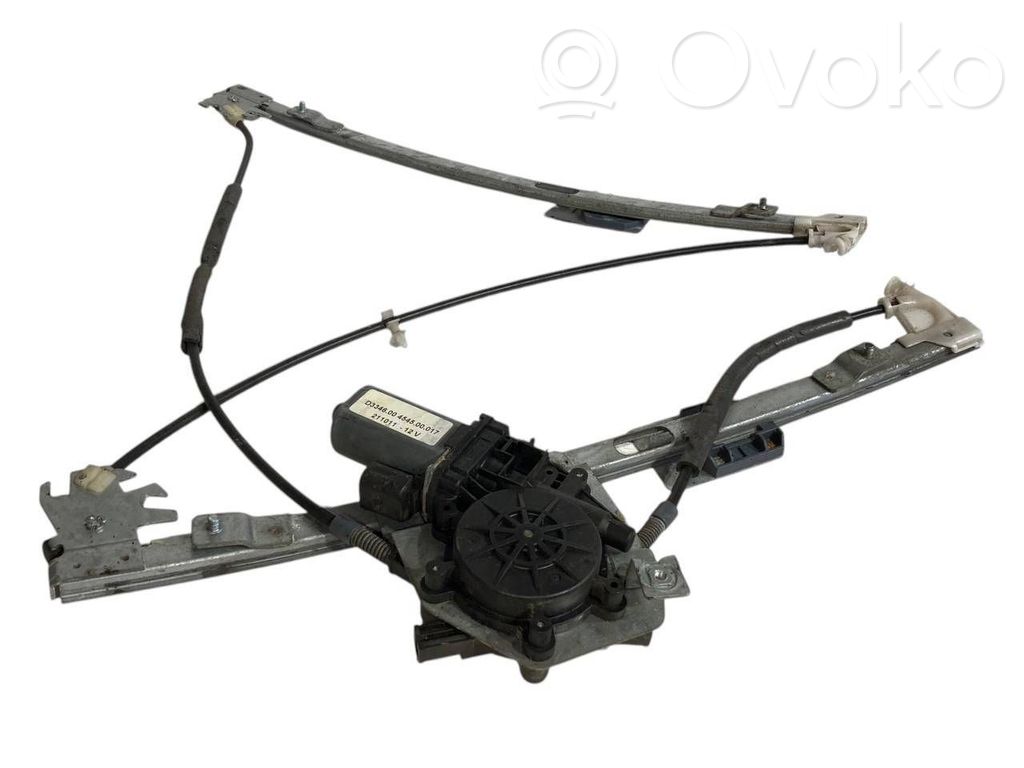 Front door window regulator with motor