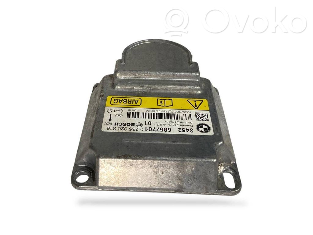 BMW 1 F20 F21 Unitate/modul de comandă airbaguri 