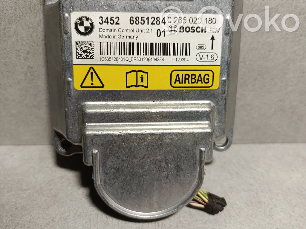 BMW X3 F25 Sterownik / Moduł Airbag 