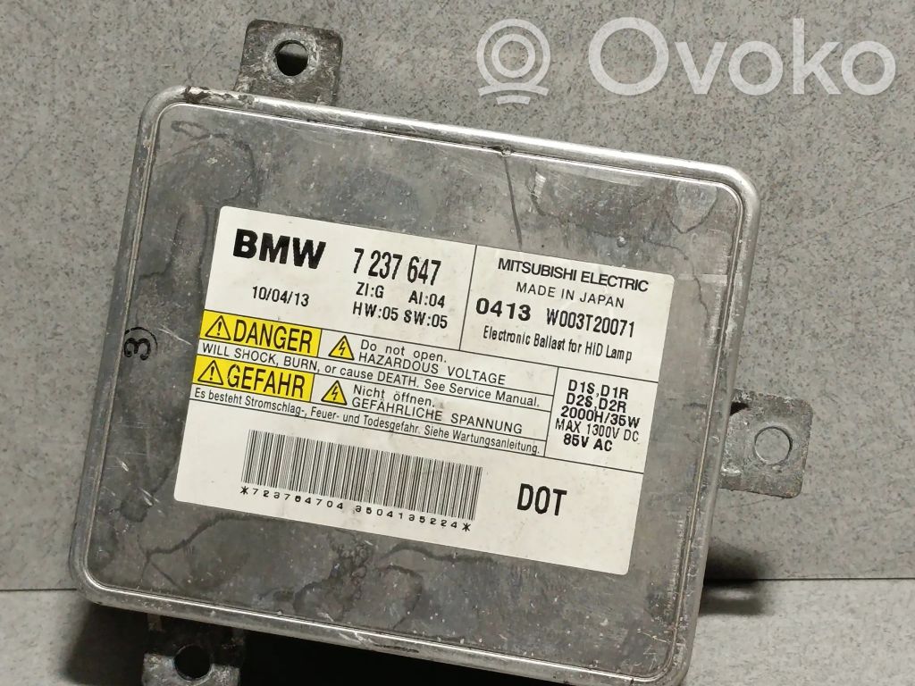 BMW 5 F10 F11 Headlight ballast module Xenon 