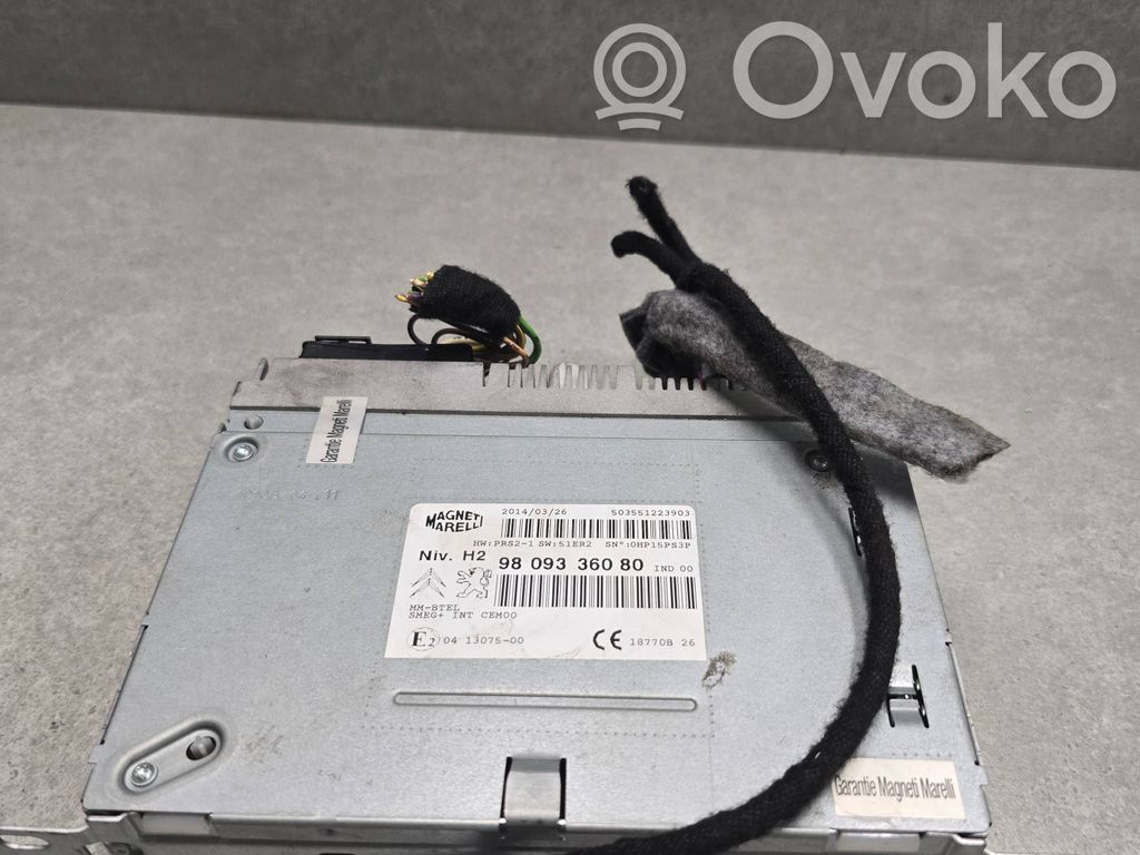 Peugeot 308 Radio/CD/DVD/GPS head unit 