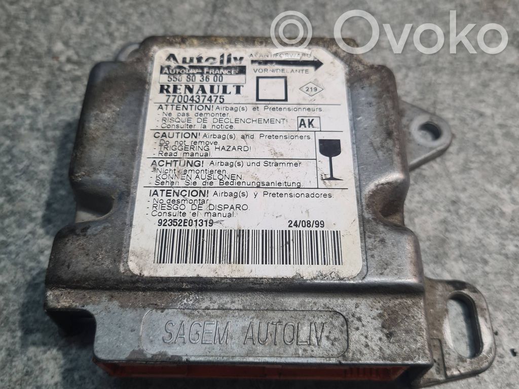 Renault Megane I Unitate/modul de comandă airbaguri 