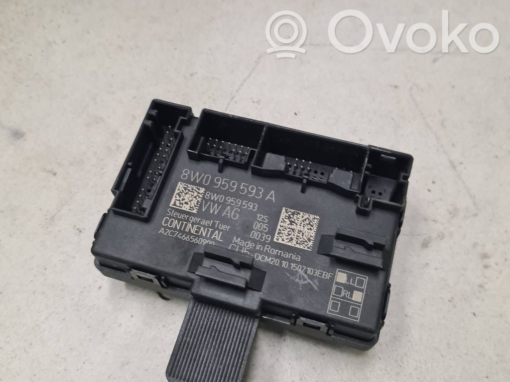 Door control unit/module   8W0959593A,8W0959593,A2C7466560900