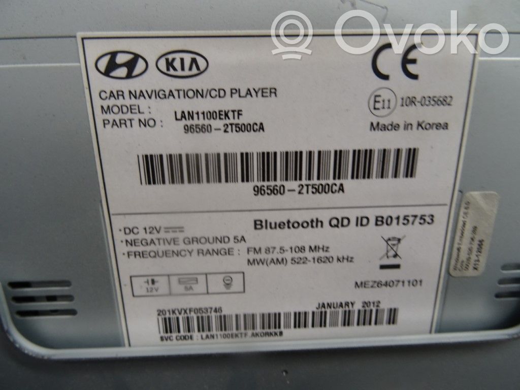 KIA Optima Unité / module navigation GPS 