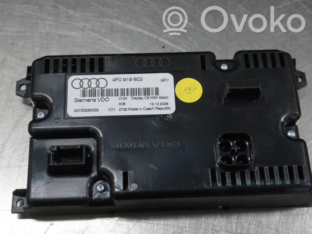 Audi A6 S6 C6 4F Bildschirm / Display / Anzeige 
