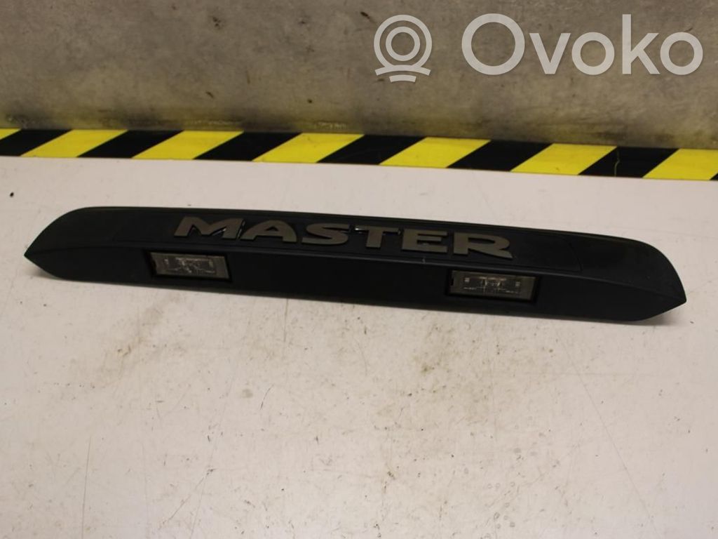 Renault Master III Éclairage de plaque d'immatriculation 