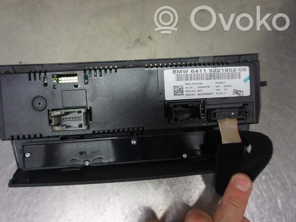 BMW 3 E90 E91 Panel klimatyzacji 