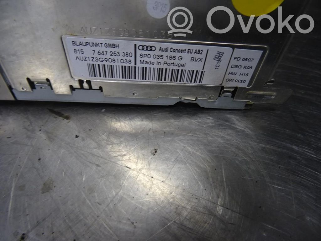 Audi A3 S3 8P Unitate principală radio/CD/DVD/GPS 