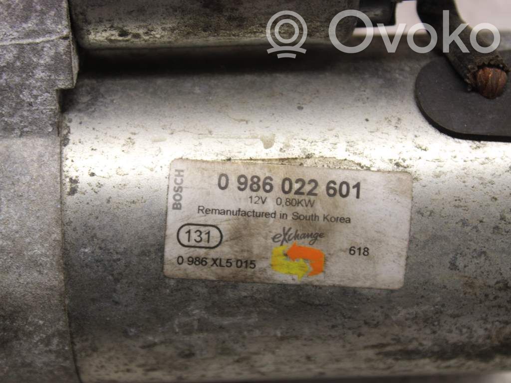 KIA Picanto Starteris 