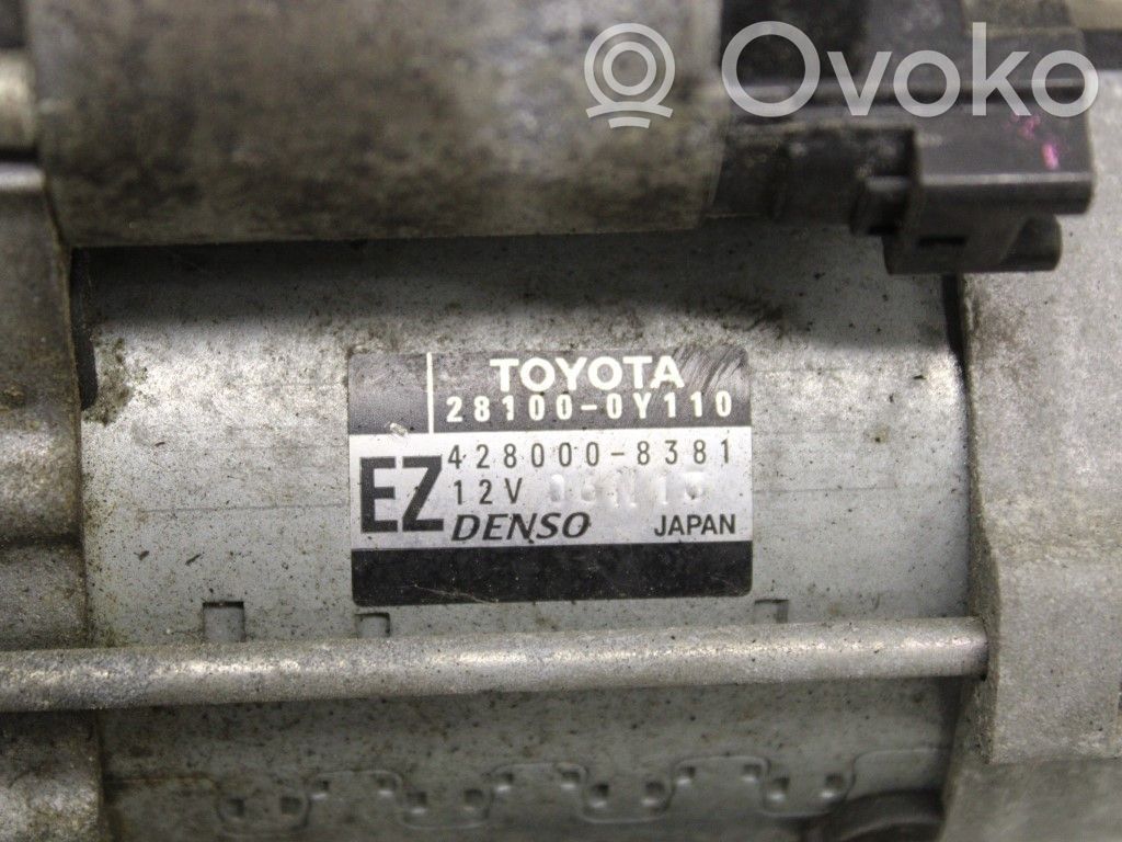 Toyota Yaris Starter motor 