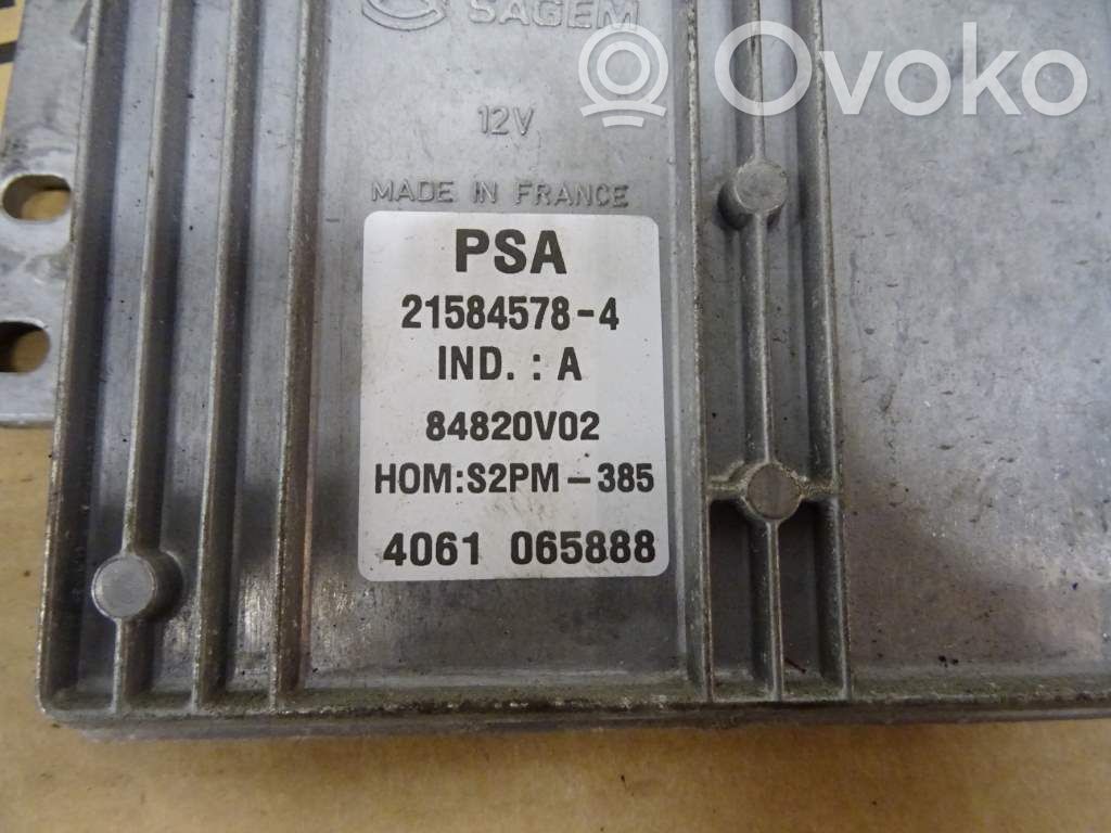 Citroen C2 Injection control unit/module 