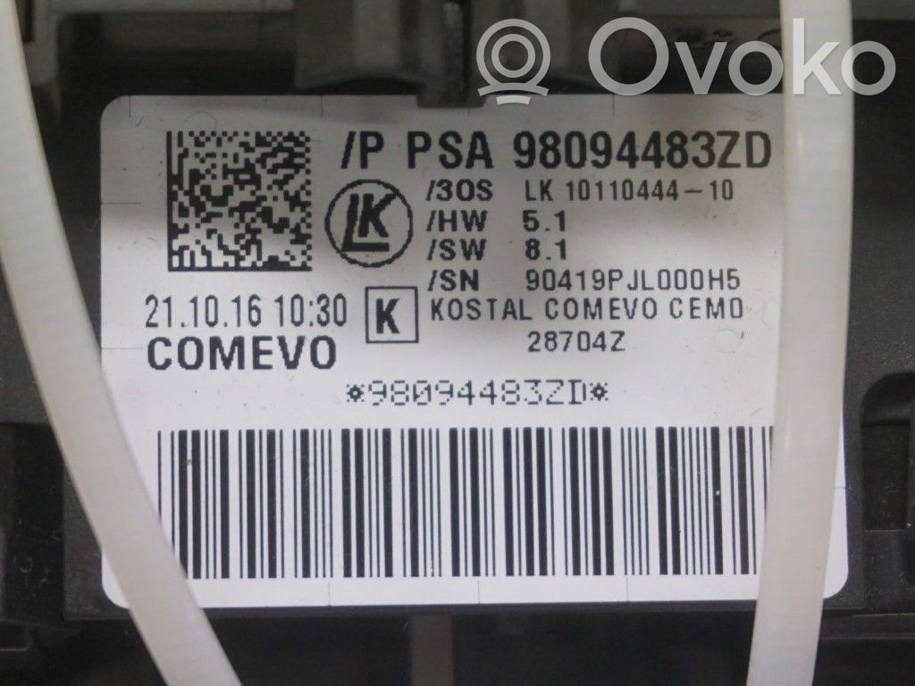 Commodo, commande essuie-glace/phare   98094483ZD,250570