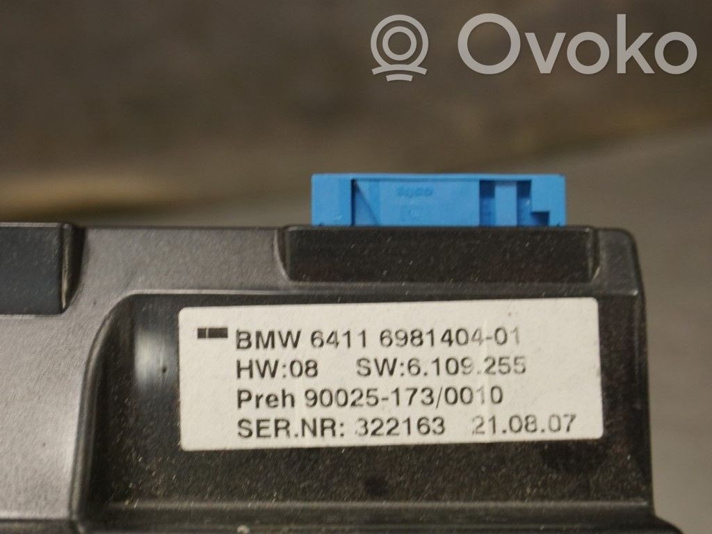 BMW 7 E65 E66 Unidad de control climatización 