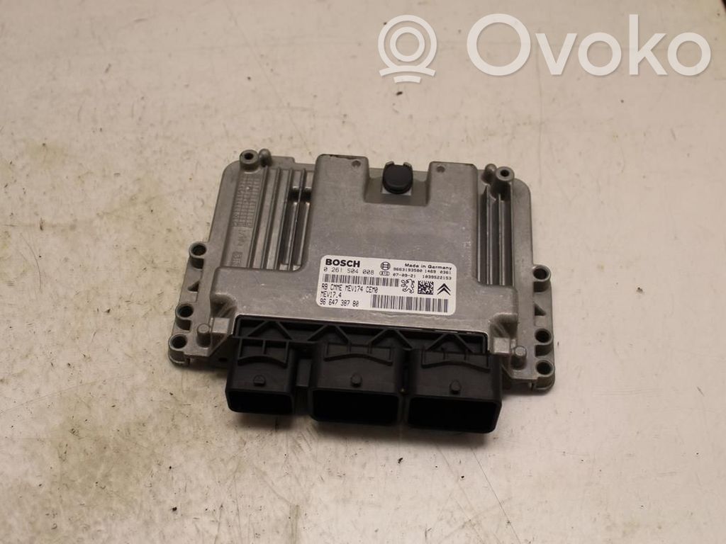 Peugeot 207 Injection control unit/module 