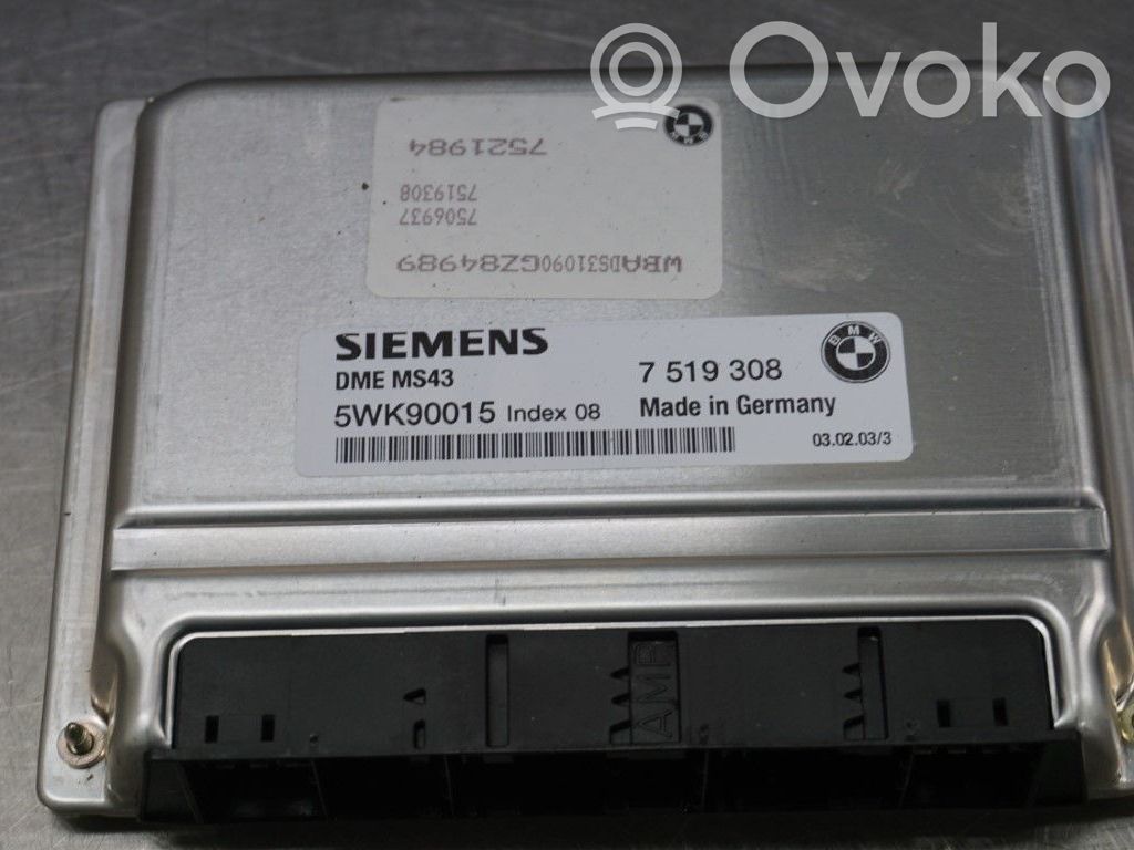 BMW 5 E39 Inne komputery / moduły / sterowniki 