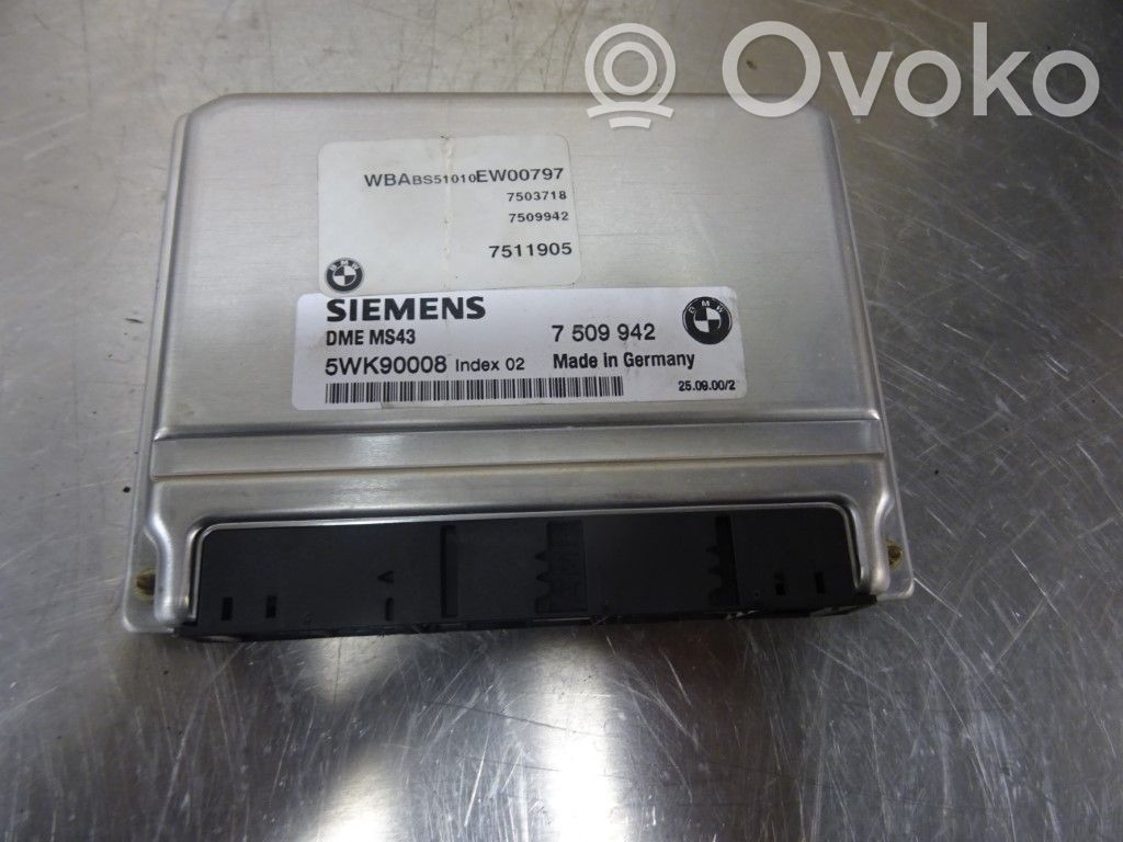 Unidad de control/módulo de la inyección   5WK90008,185278,DMEMS43