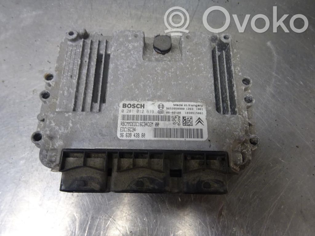 Injection control unit/module   1940CC,185298,0281012619