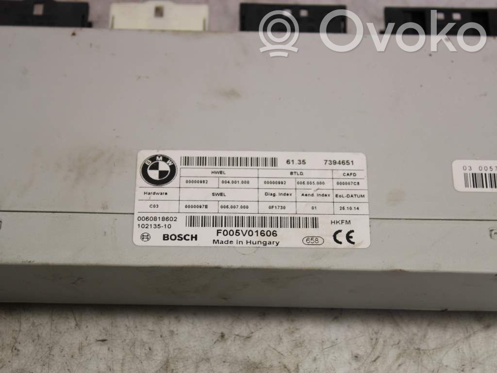 BMW 5 F10 F11 Alte unități/module de control 