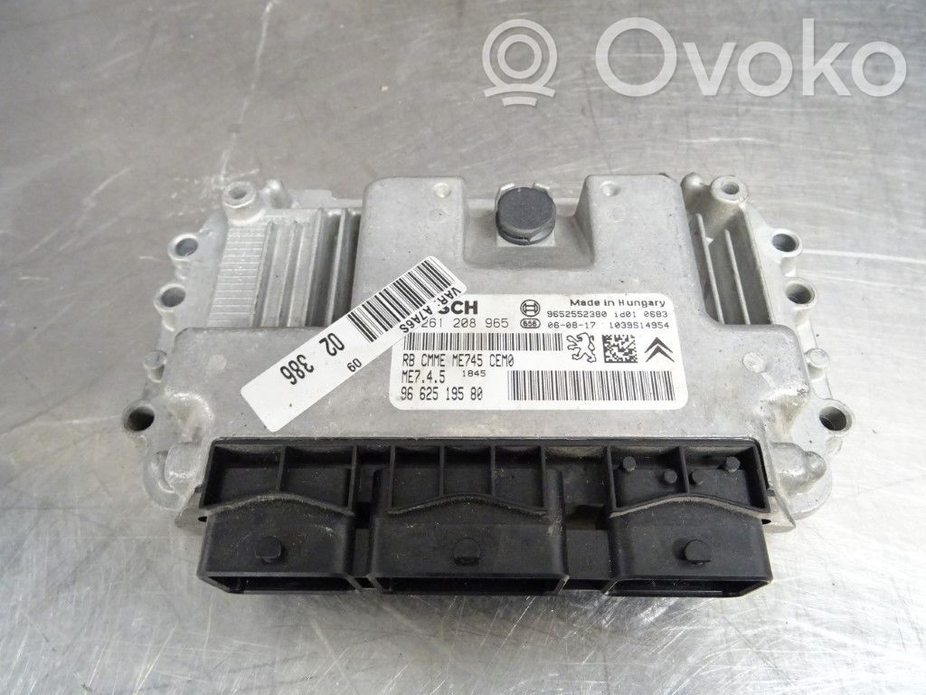 Peugeot 207 Injection control unit/module 