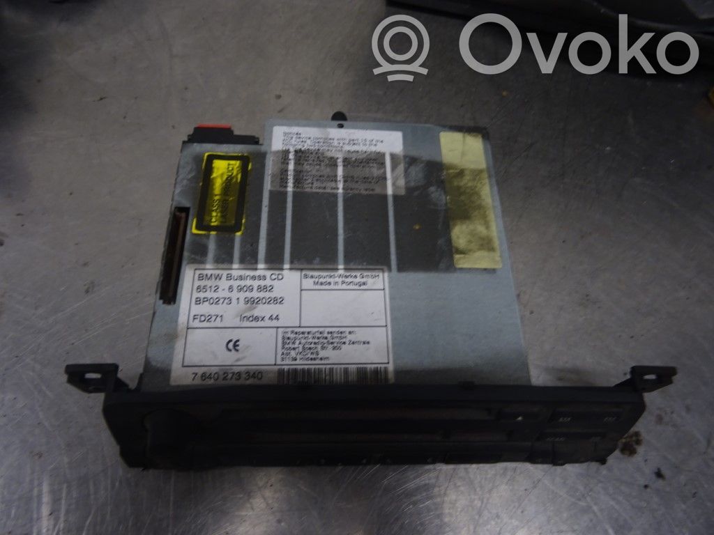 BMW 3 E46 Unidad delantera de radio/CD/DVD/GPS 