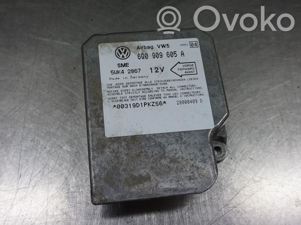Volkswagen Polo III 6N 6N2 6NF Sterownik / Moduł Airbag 