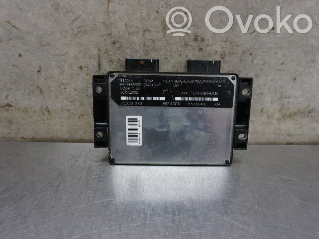 Citroen Berlingo Injection control unit/module 