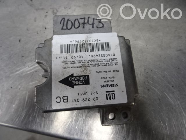 Opel Astra G Airbag control unit/module 