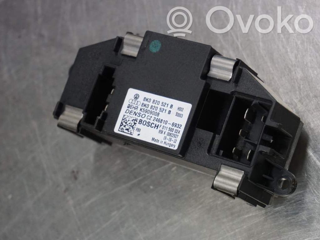Audi A4 S4 B8 8K Heater blower motor/fan resistor 