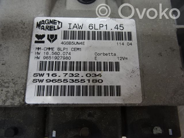 Peugeot 407 Unité de commande / module d'injection 