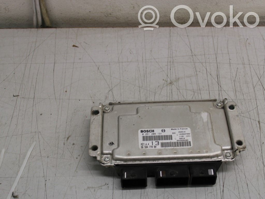 Peugeot 1007 Injection control unit/module 