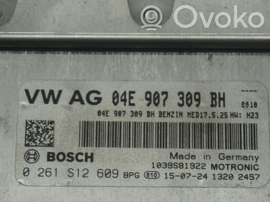 Sterownik / moduł wtrysku   04E906027HD,N030604,0261S12609