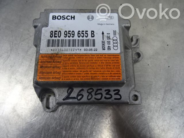 Audi A4 S4 B6 8E 8H Centralina/modulo airbag 