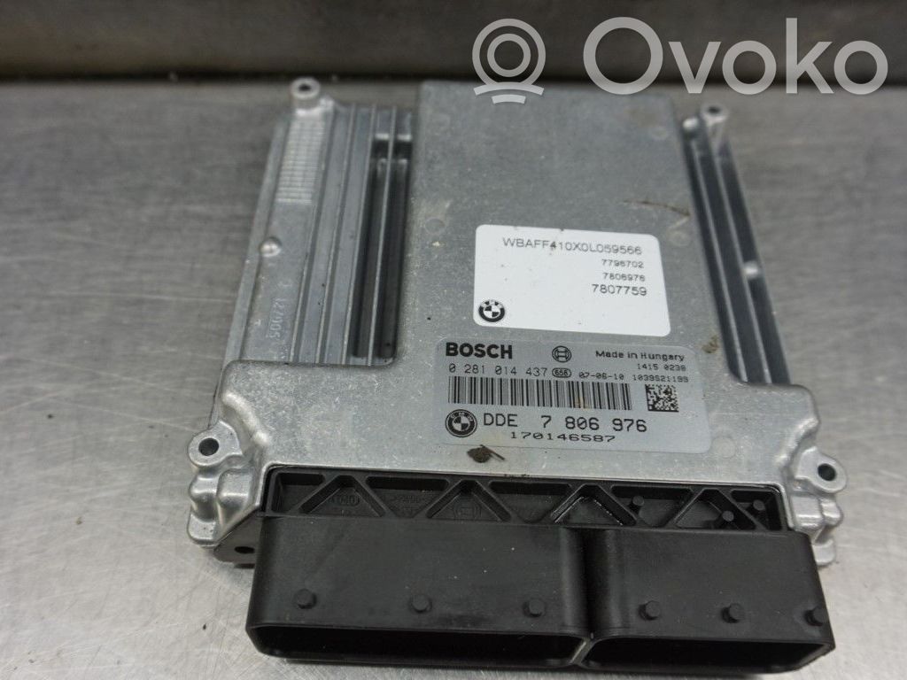 Unité de commande / module d'injection   7806976,N026984,0281014437