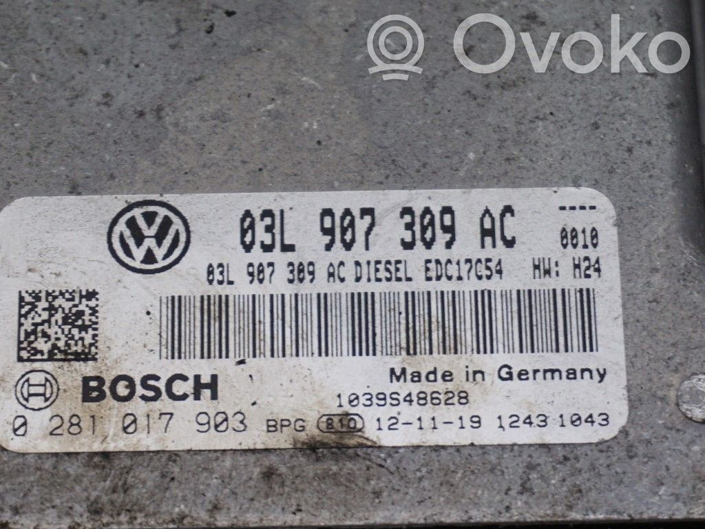 Volkswagen Amarok Sterownik / moduł wtrysku 