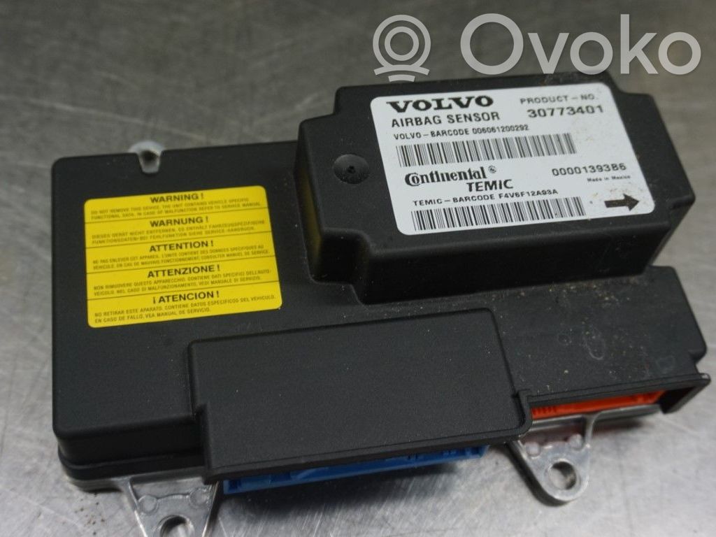 Volvo S40 Airbag control unit/module 