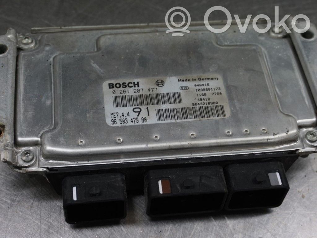 Peugeot 206 Unidad de control/módulo de la inyección 