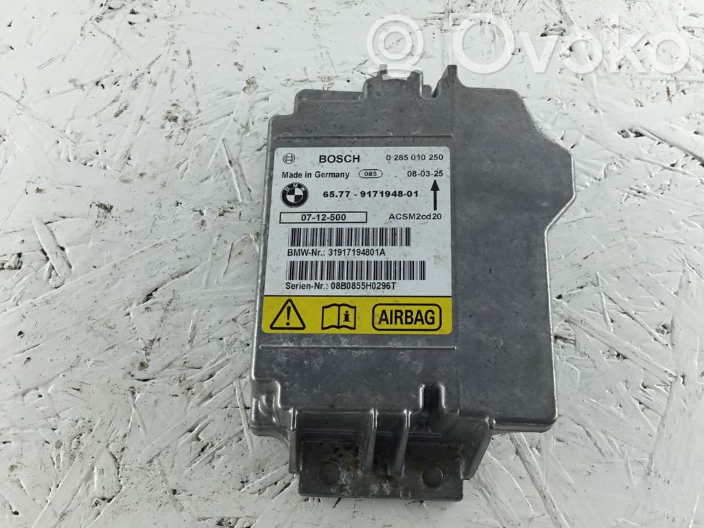 Airbag control unit/module   9171948
