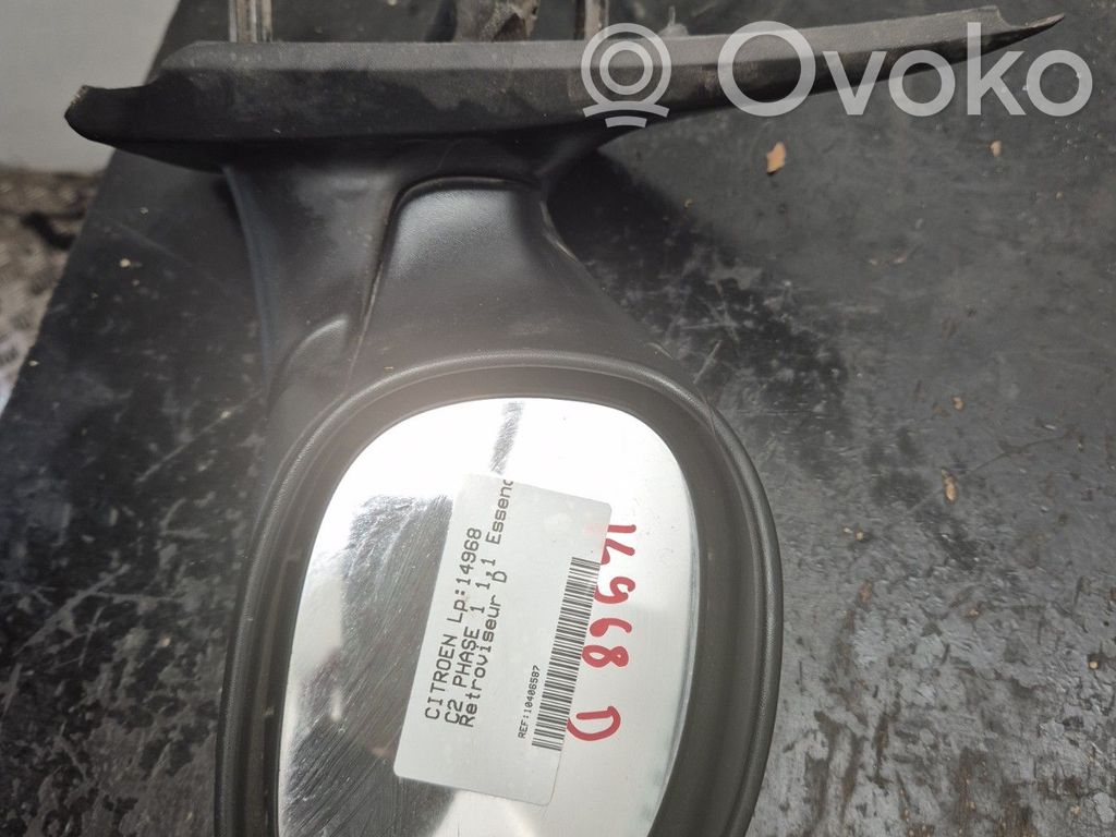 Citroen C2 Manualne lusterko boczne drzwi przednich 