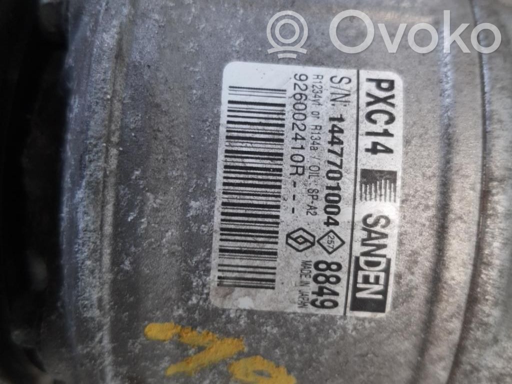 Renault Megane IV Air conditioning (A/C) compressor (pump) 