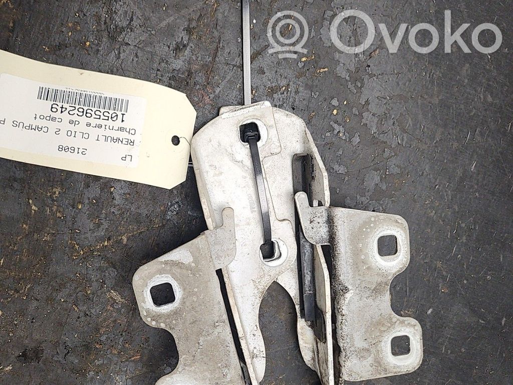 Renault Clio II Cerniere del vano motore/cofano 