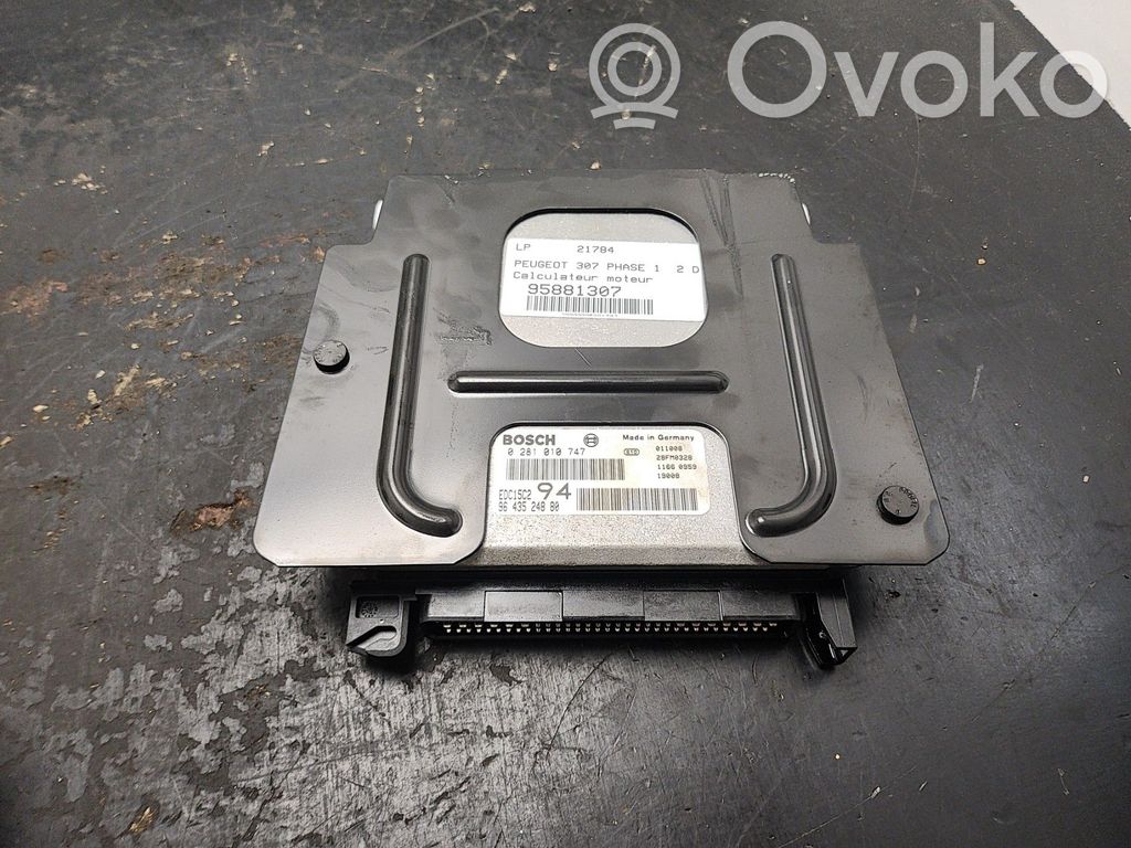 Peugeot 307 Engine control unit/module 