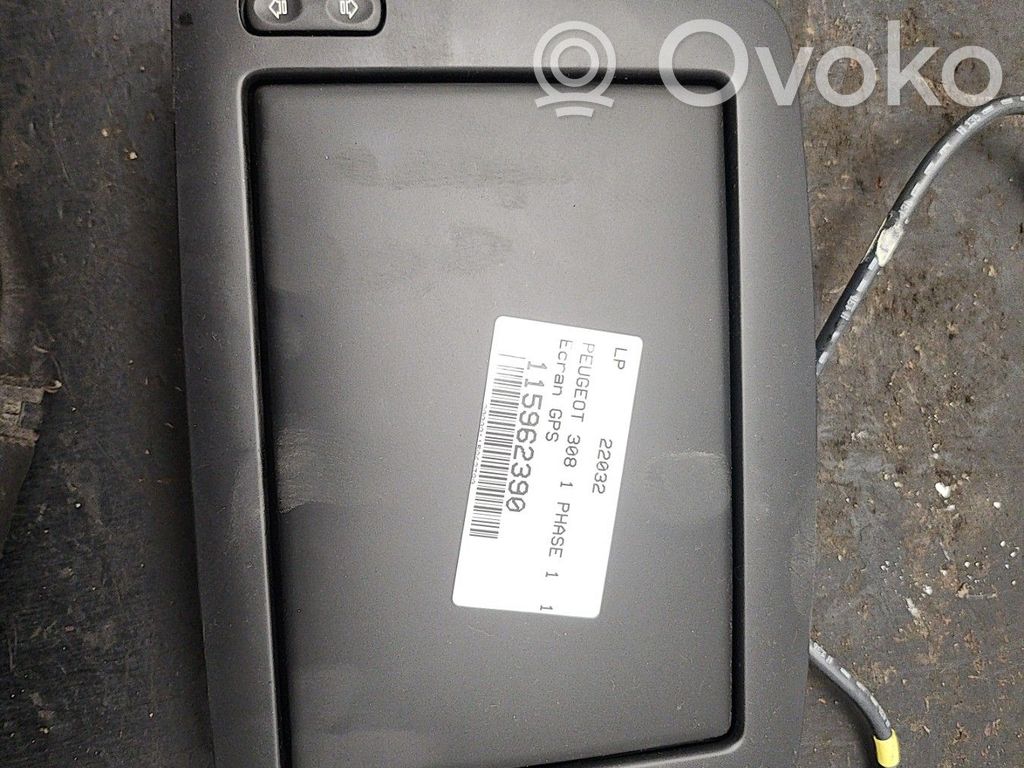 Peugeot 308 Screen/display/small screen 