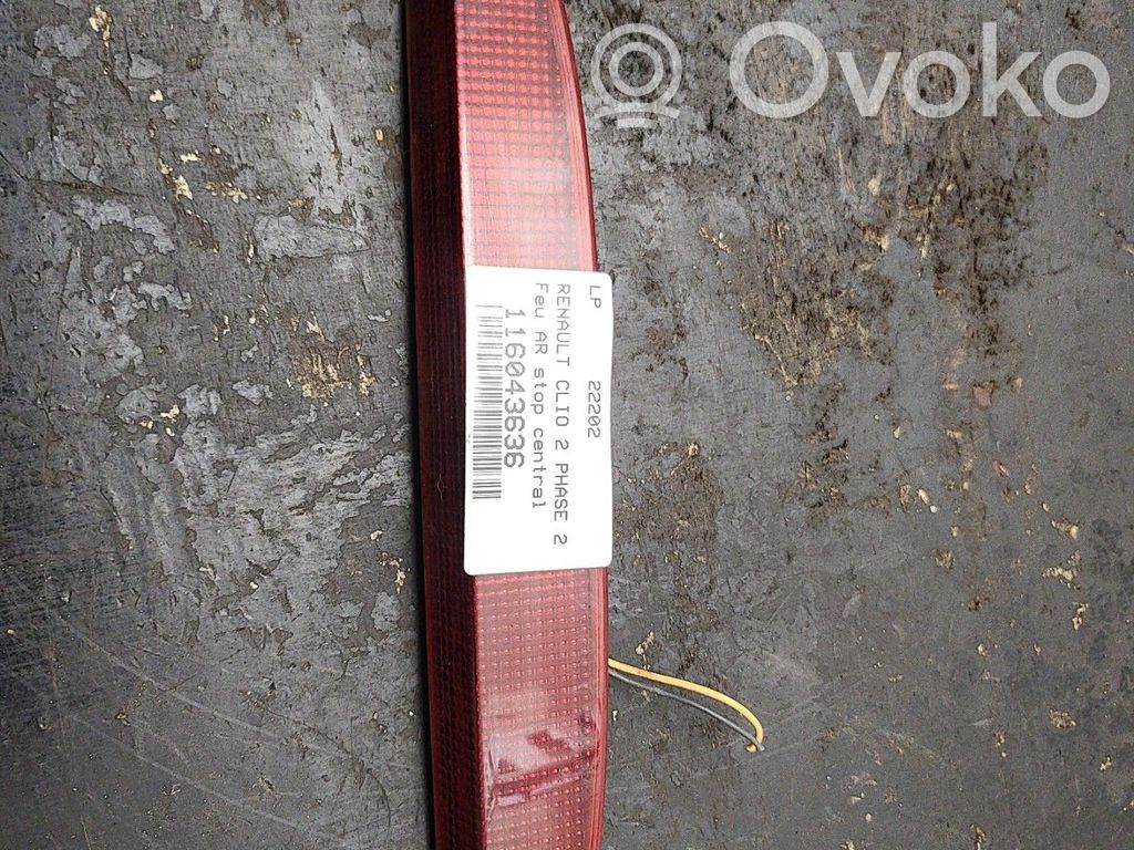Renault Clio II Third/center stoplight 